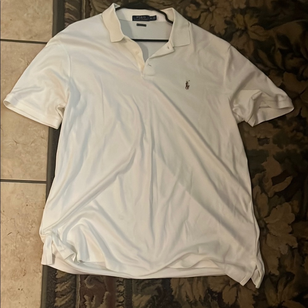 Polo by Ralph Lauren White Polo Shirt Classic Design